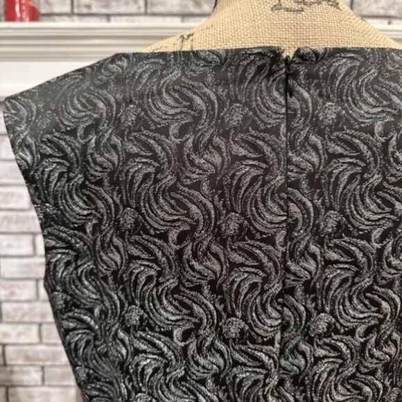 Vintage Y2K Evan Picone Belted Black Label Dress Size 12 Magic Witchy Whimsical - Picture 7 of 14